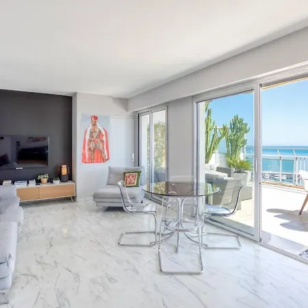 Exclusif Rooftop Vue Mer Terrasse Piscine Garage Lejlighed Saint-Laurent-du-Var